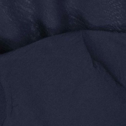 Zegna - Wool Sweater Blue Navy Tone Knitted - Größe 54 - blau – Bild 3