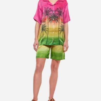 Gio Giovanni Gerosa - Short Sleeves Silk Shirt - Größe ONE SIZE - multi – Bild 2