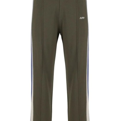 Autry - Viscose Blend Logo Pants - Größe M - grün Autry - Viscose Blend Logo Pants - Größe M - grün
