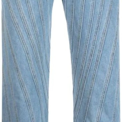 Mugler - Trousers Blue - Größe 38 - blau Mugler - Trousers Blue - Größe 38 - blau