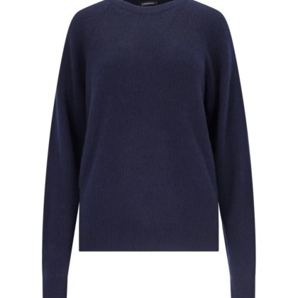 CANESSA - Basic Sweater In Blue Cashmere Navy Tones - Größe II - blau CANESSA - Basic Sweater In Blue Cashmere Navy Tones - Größe II - blau