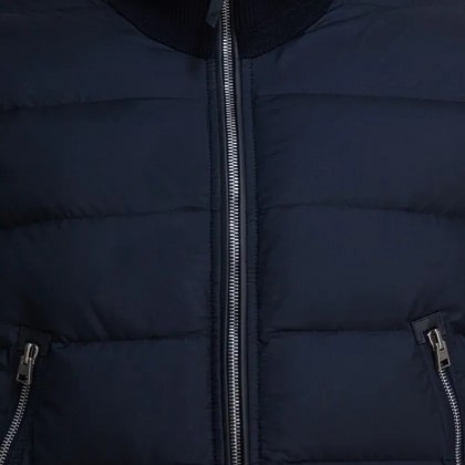 Tom Ford - Quilted Down Front Merino Wool Jacket - Größe 48 - blau – Bild 3