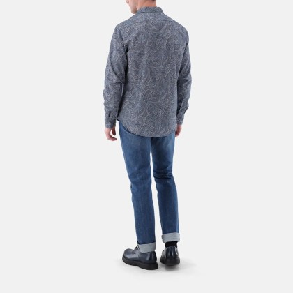 VAN LAACK - Hemd Tailor Fit Druck - Größe S - braun – Bild 3