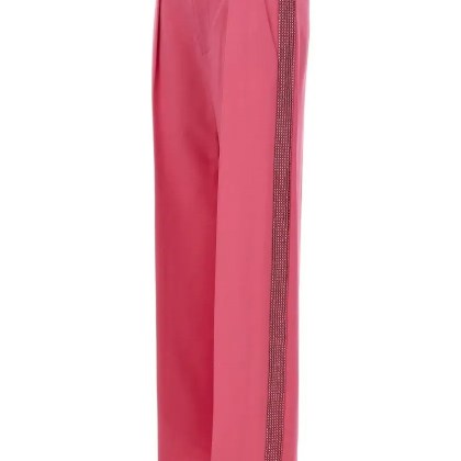 AREA - 'Crystal Embellished' Pants - Größe 6 - rot – Bild 4