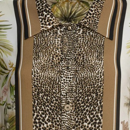 Elie Saab - Savannah Print Shirt - Größe 36 - braun