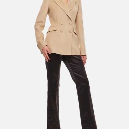 Gabriela Hearst - Silk Fitted Blazer - Größe 40 - braun – Bild 4