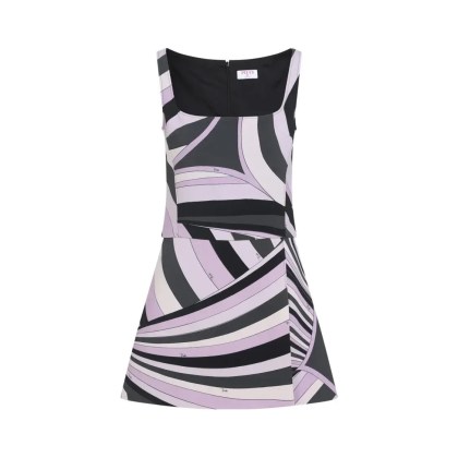 Pucci - Sleeveless Mini Dress With Square Neckline And Dyn - Größe 42 - bunt Pucci - Sleeveless Mini Dress With Square Neckline And Dyn - Größe 42 - bunt