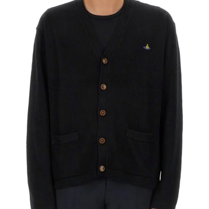 Vivienne Westwood - Cardigan "Alex" - Größe XXL - schwarz Vivienne Westwood - Cardigan "Alex" - Größe XXL - schwarz