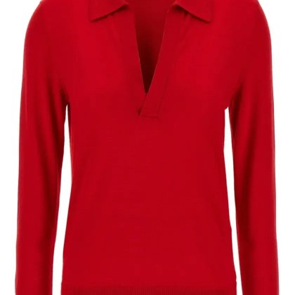 Brioni - Cashmere And Silk Polo Shirt - Größe 40 - rot Brioni - Cashmere And Silk Polo Shirt - Größe 40 - rot