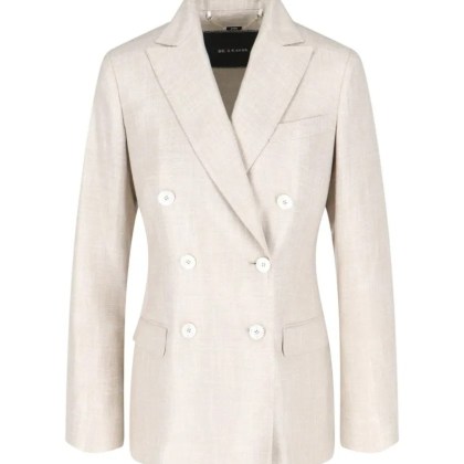 Kiton - Double-Breasted Blazer - Beige - Größe 46 - beige Kiton - Double-Breasted Blazer - Beige - Größe 46 - beige