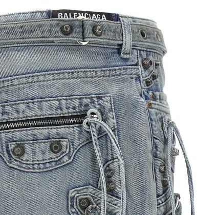 Balenciaga - 'Cagole Mini' Skirt - Größe 36 - grau – Bild 2