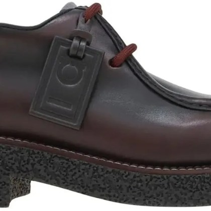 Salvatore Ferragamo - Salvatore Ferragamo Lace up derby Shoes - Größe 44 - rot Salvatore Ferragamo - Salvatore Ferragamo Lace up derby Shoes - Größe 44 - rot