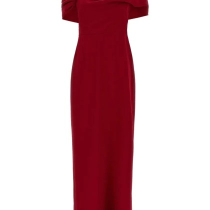 Carolina Herrera - Column Dress - Größe 8 - rot Carolina Herrera - Column Dress - Größe 8 - rot