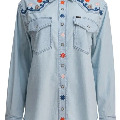 Filson - Western-Style Embroidered Shirt - Größe XS - blau Filson - Western-Style Embroidered Shirt - Größe XS - blau
