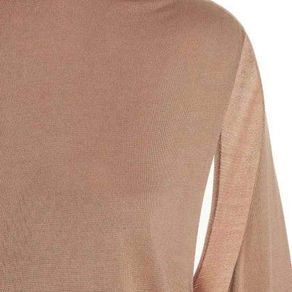 Ramael - Cut Out Insert Top Sweater - Größe M - braun – Bild 3