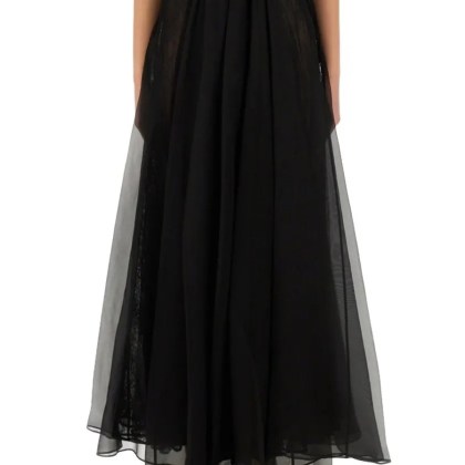 Nina Ricci - "Voluminous" Maxi Skirt - Größe 38 - schwarz Nina Ricci - "Voluminous" Maxi Skirt - Größe 38 - schwarz