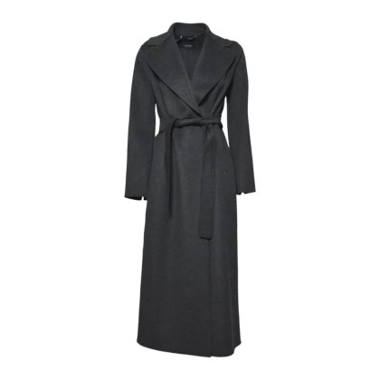 Max Mara - Poldo Long Coat - Größe 42 - grau Max Mara - Poldo Long Coat - Größe 42 - grau
