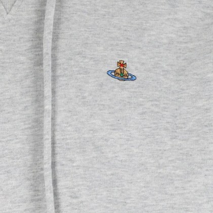 Vivienne Westwood - "Orb" Hoodie Grey - Größe L - grau – Bild 4