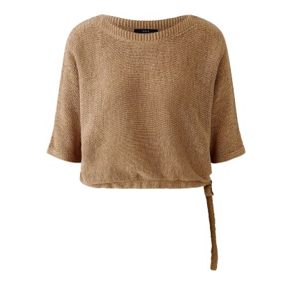 Oui - Pullover - Größe 42 DAMEN - cognacbraun Oui - Pullover - Größe 42 DAMEN - cognacbraun