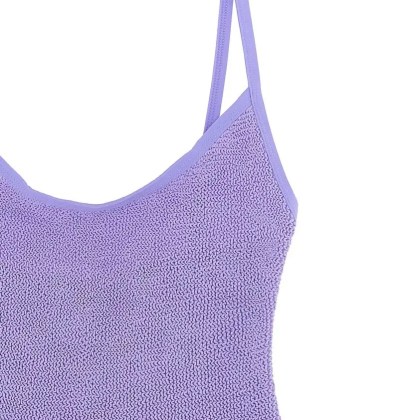 Hunza G - 'Pamela' One-Piece Swimsuit - Größe ONE SIZE - lila – Bild 2