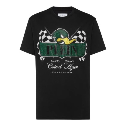 Philipp Plein - T-Shirt Duck - Größe M - schwarz Philipp Plein - T-Shirt Duck - Größe M - schwarz