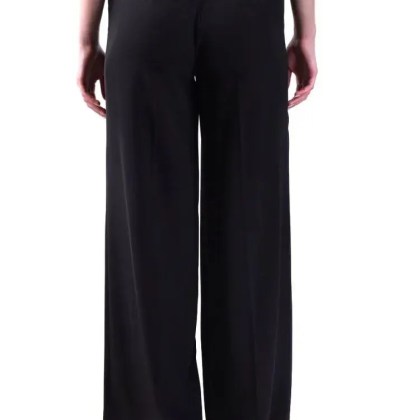 Maria Vittoria Paolillo - Black Cotton Trousers - Größe 38 - schwarz – Bild 3
