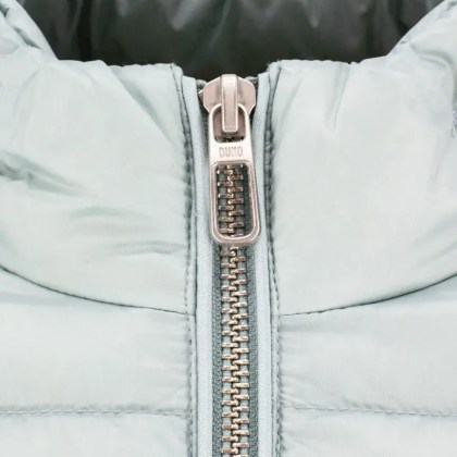 Duno - Quilted Aqua Green Waistcoat With Adjustable Colla - Größe 40 - blau – Bild 3