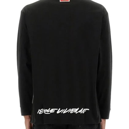 Kenzo - Long-Sleeve T-Shirt - Größe XXL - schwarz – Bild 3