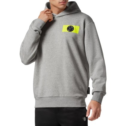 Plein Sport - Sweatshirt Mit Kapuze Tiger - Größe L - grau – Bild 4