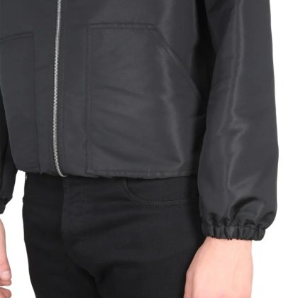 Alexander McQueen - Jacket With Logo - Größe 50 - schwarz – Bild 3