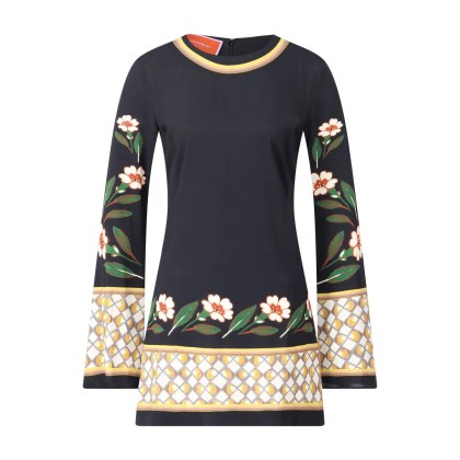 LaDoubleJ - Minikleid mit Print - Größe M - schwarz LaDoubleJ - Minikleid mit Print - Größe M - schwarz