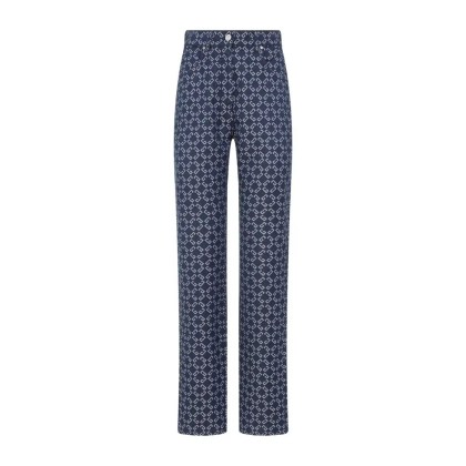 Givenchy - High-Waisted Straight-Leg Jeans With Distinctive P - Größe 28 - blau Givenchy - High-Waisted Straight-Leg Jeans With Distinctive P - Größe 28 - blau
