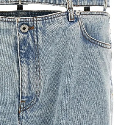 Paris Best - 'Evergreen Y Belt' Jeans - Größe 33 - grau – Bild 3