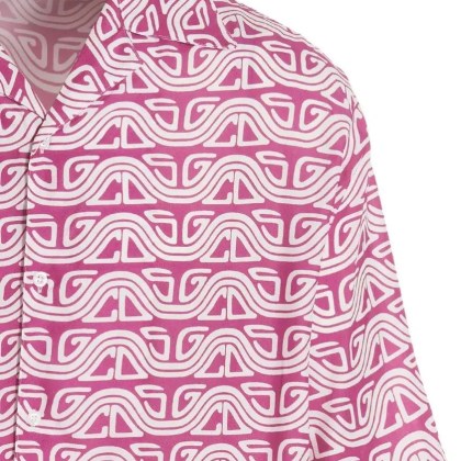 Gcds - 'Waved Logo' Shirt - Größe XS - pink – Bild 3