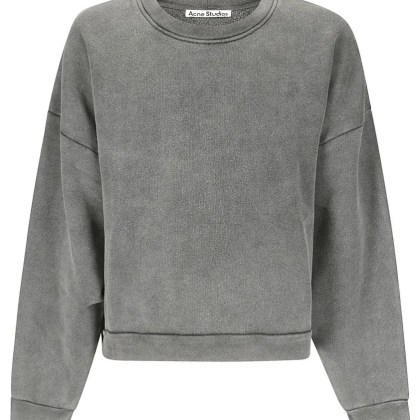Acne Studios - Cropped Gray Sweatshirt - Größe S - grau Acne Studios - Cropped Gray Sweatshirt - Größe S - grau