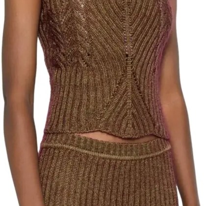 Vivienne Westwood - Mary Corset Top Gold - Größe 46 - braun – Bild 4