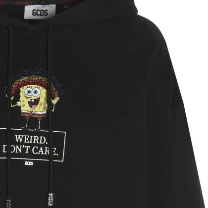 Gcds - Don't Care' Capsule Hoodie - Größe XS - schwarz – Bild 3