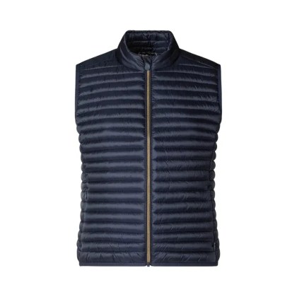 Save the Duck - Slim Fit Vest With Mandarin Collar - Größe 2 - blau Save the Duck - Slim Fit Vest With Mandarin Collar - Größe 2 - blau