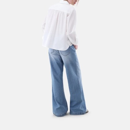 VAN LAACK - Bluse Modern Fit Uni - Größe 40 - weiß – Bild 4