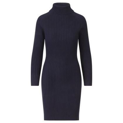 Apart - Rippenstrickkleid - Größe 38 - blau Apart - Rippenstrickkleid - Größe 38 - blau