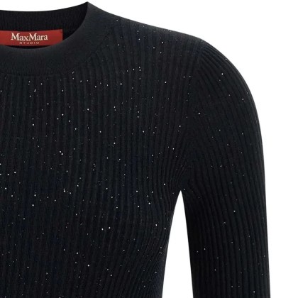 Max Mara - %27Marabu%27 Sweater - Größe XL - schwarz