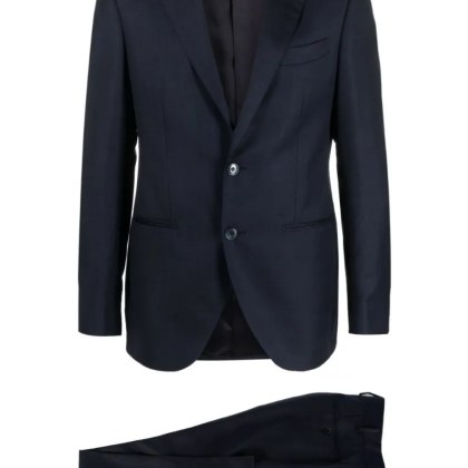 Luigi Bianchi - Suit With Logo - Größe 52 - blau Luigi Bianchi - Suit With Logo - Größe 52 - blau