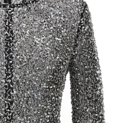 Retrofete - 'Emani' Dress - Größe S - grau – Bild 3