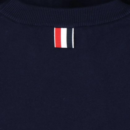 Thom Browne - Logo Sweatshirt – Navy Blue - Größe 40 - blau – Bild 3