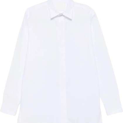 Givenchy - White Shirt With Structured Collar - Größe 42 - weiß Givenchy - White Shirt With Structured Collar - Größe 42 - weiß