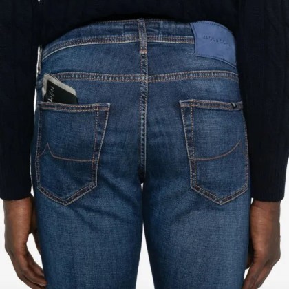 Jacob Cohen - Straight-Leg Denim Jeans - Größe 34 - blau