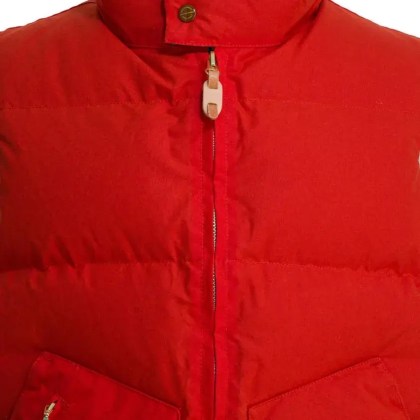 Manifattura Ceccarelli - "Goose Down Vest" Vest - Größe 42 - rot – Bild 3