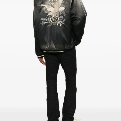 Maison Mihara Yasuhiro - Bomber Souvenir - Größe 46 - schwarz – Bild 3