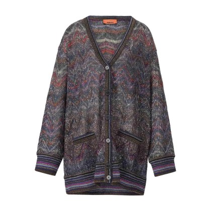 Missoni - Strickjacke in glitzerndem Design - Größe 40 - bunt Missoni - Strickjacke in glitzerndem Design - Größe 40 - bunt