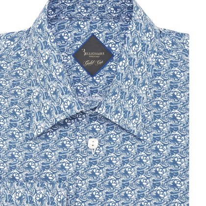 BILLIONAIRE - Hemd Slim Fit - Größe 4XL - blau – Bild 3